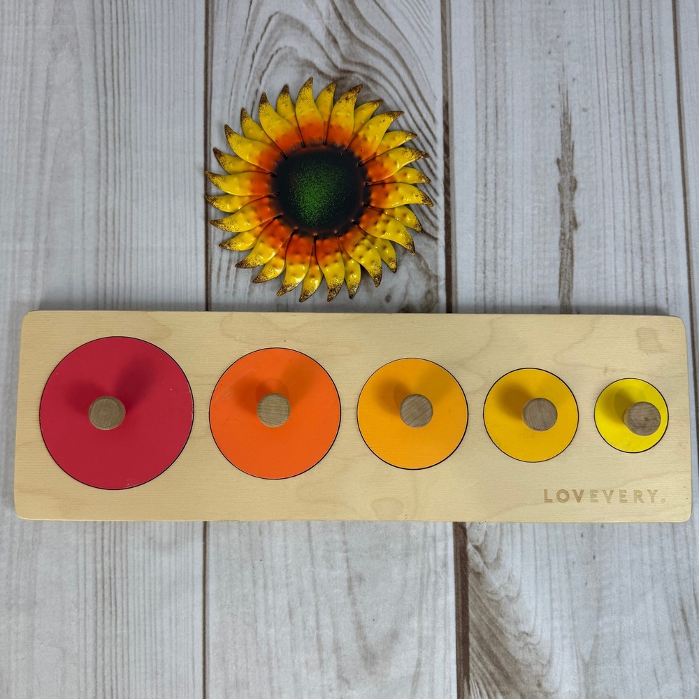 Lovevery Circle of Friends Puzzle Montessori Wooden Toy